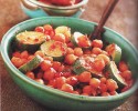 Tajine de pois chiches et courgettes